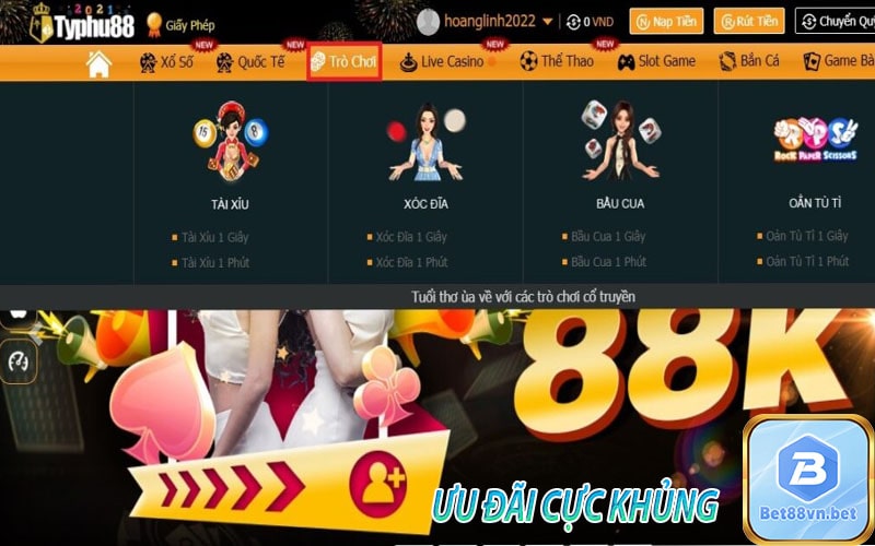 Những lý do nên tham gia typhu88