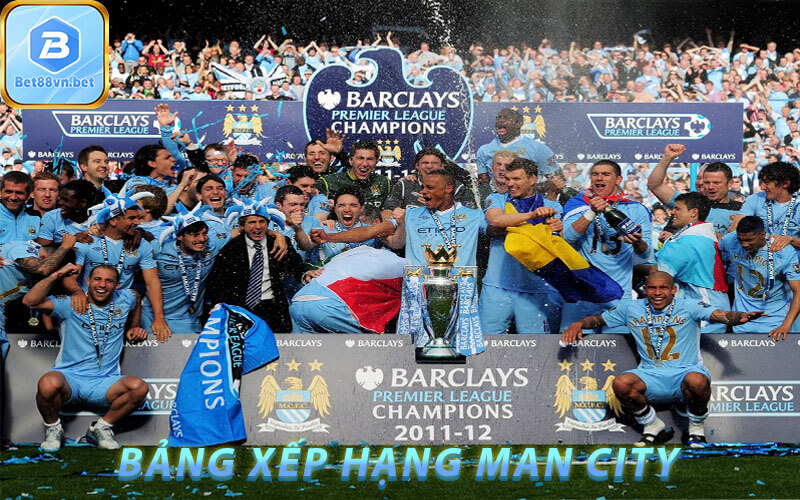 Bảng xếp hạng Man city